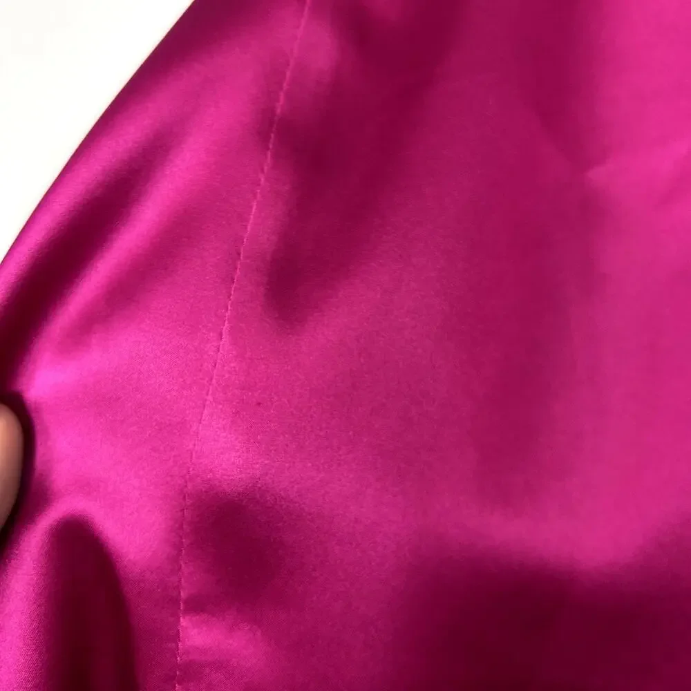 Jones New York 100% Silk Sleeveless Blouse Tank Top Shell Berry Pink size 14 - Picture 5 of 6